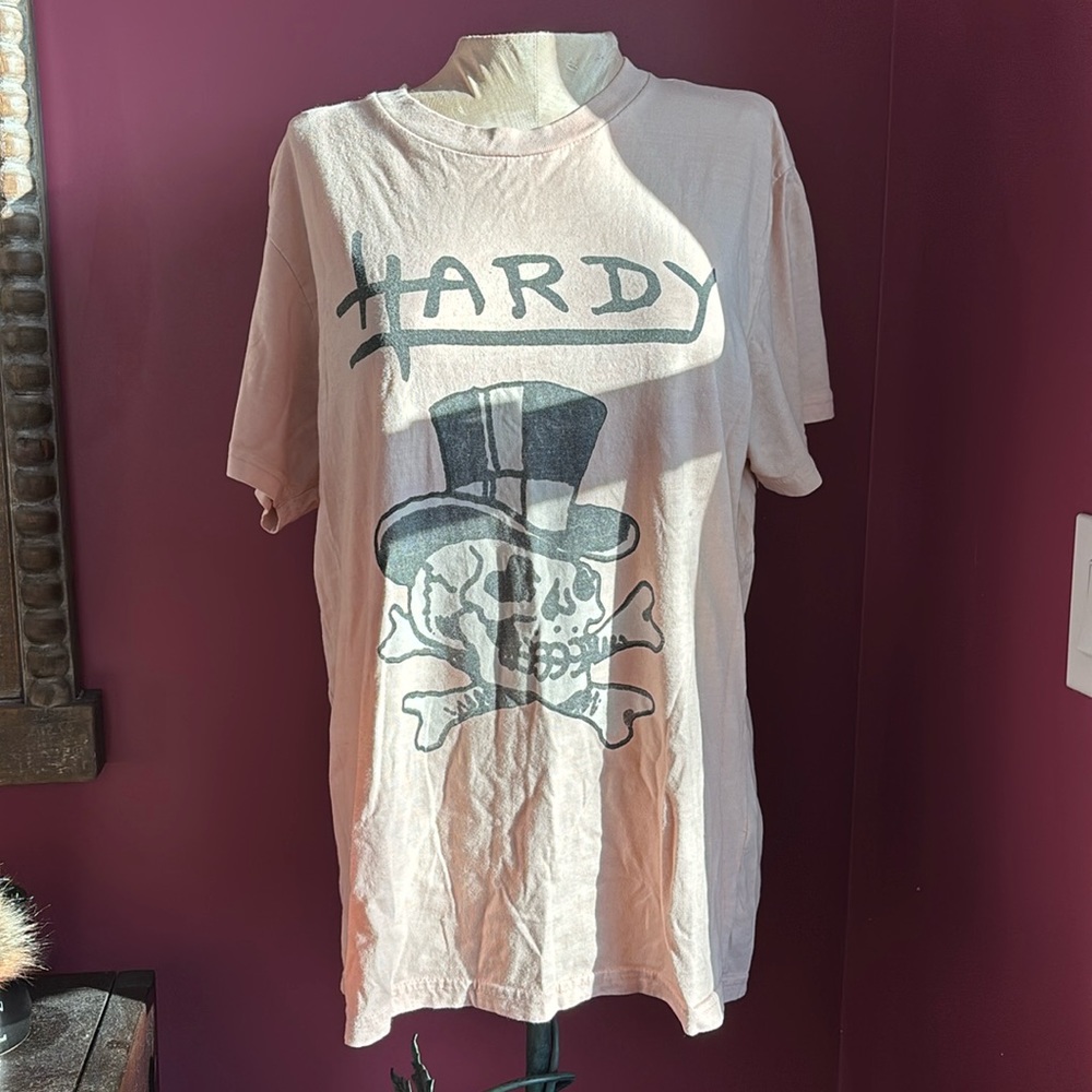 Ed Hardy Pink Skull Short Sleeve T-Shirt Medium